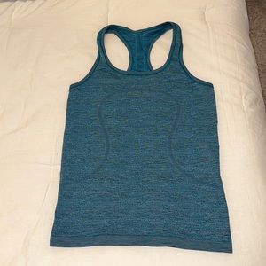 Blue swiftly Lululemon tank top
